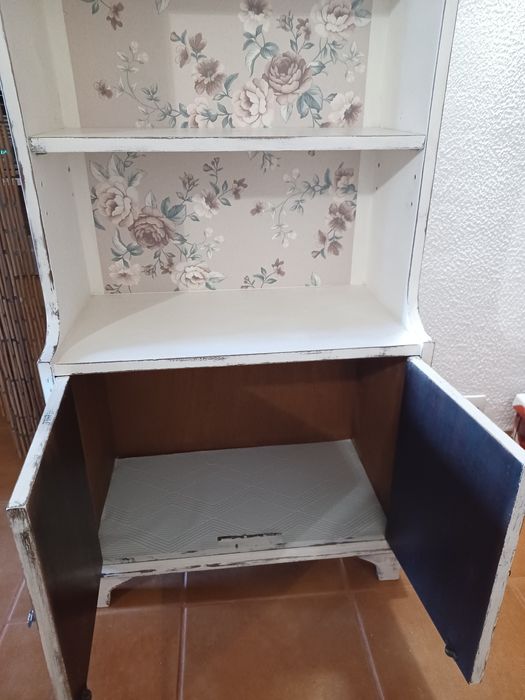 Movel em mogno pintado