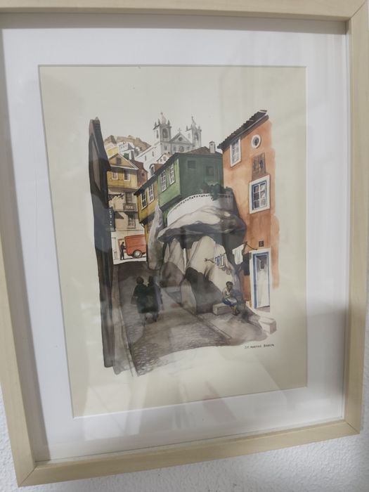 Quadros com moldura pinturas de Lisboa