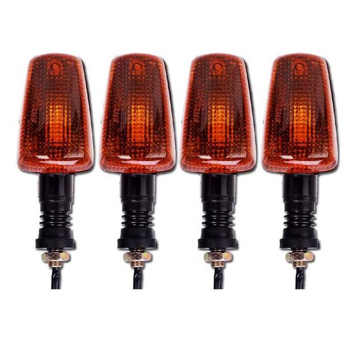 Par de Piscas plástico âmbar para YAMAHA - compatível outras marcas