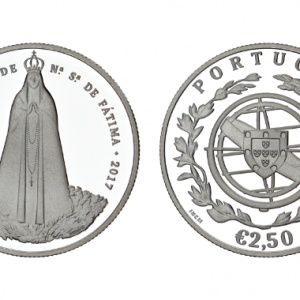 100 Anos das Aparições de Nossa Senhora de Fátima (Prata Proof)