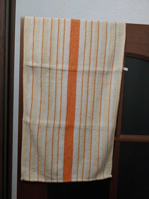 Ręcznik w paski frotte PRL