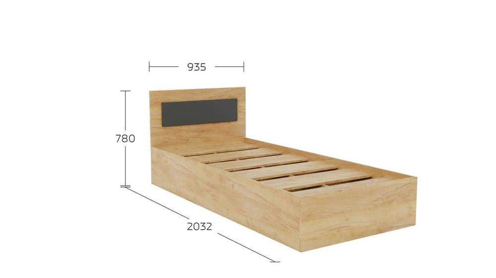 Кровать односпальная Viva — стиль, комфорт и практичность