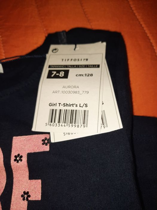 Camisola 7-8 anos tiffosi nova