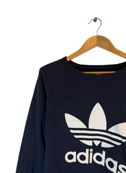 Bluza Adidas originals granatowa duże logo XL