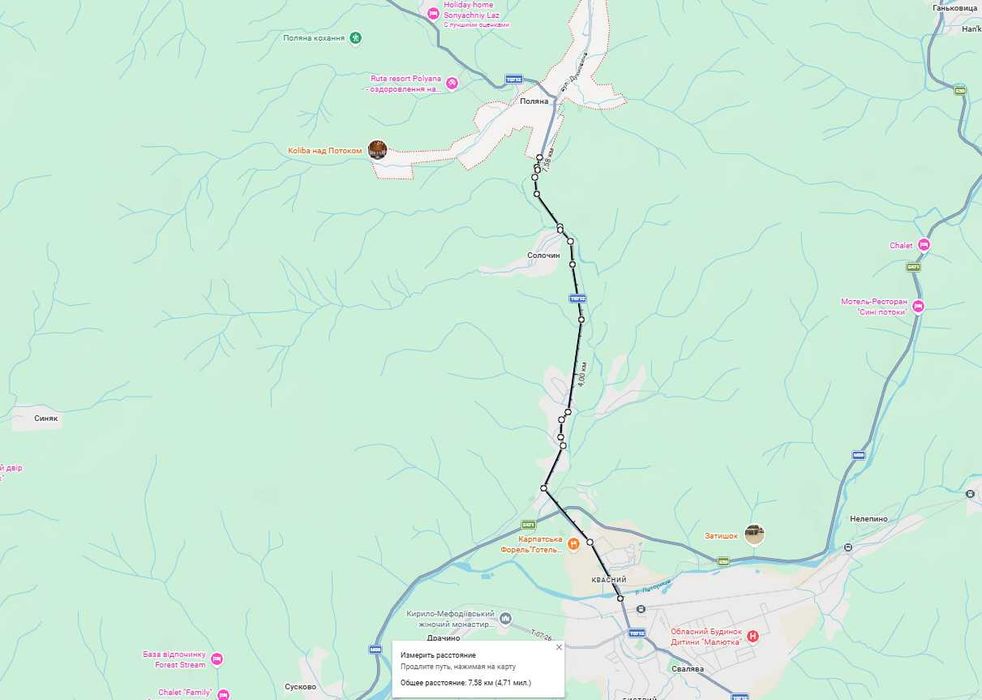 -50% фасадна будівля 109м під аптеку/магазин/кафе с.Поляна Свалява-7км