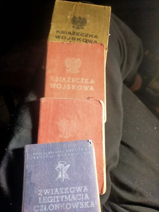 Stare dokumenty PRL vintage retro