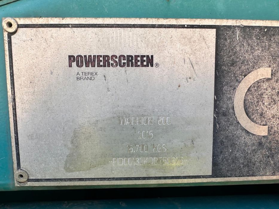 Przesiewacz powerscreen Warrior 800