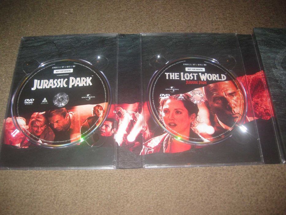 Pack "Jurassic Park" Edição Especial Limitada em Digipack! 4 Discos!