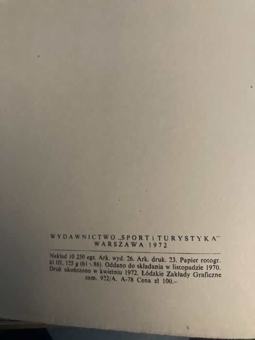 Książka pt ,.Czechosłowacja „1972 rok