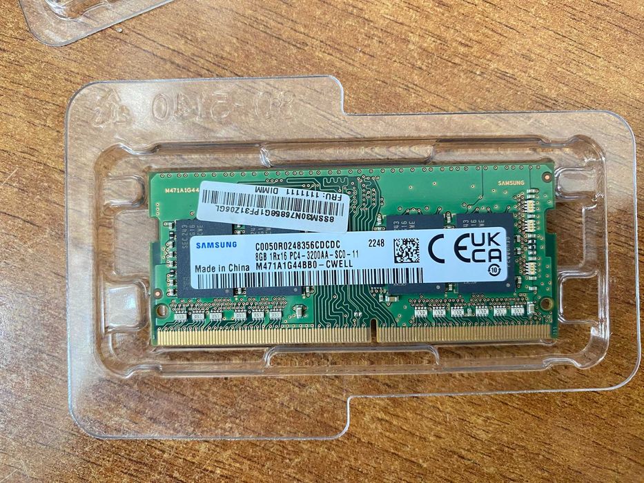 Пам'ять Samsung 8 Гб DDR4 SO-DIMM 3200