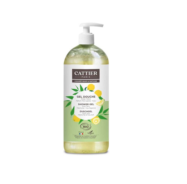CATTIER wegański żel pod prysznic matcha tee & yuzu 1000ML