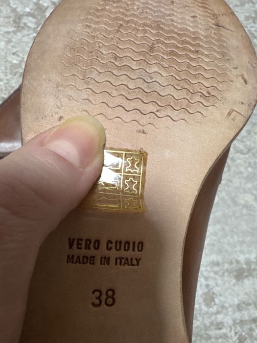 Лофери руді туфлі шкіра Італія