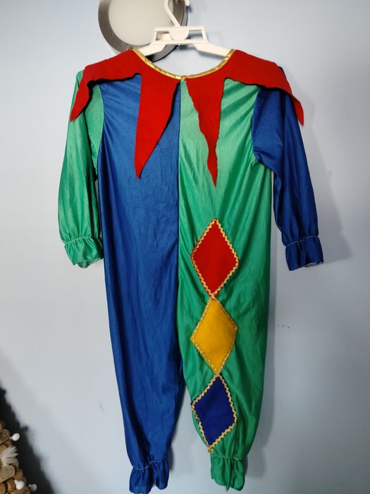 Strój przebranie Pajac Klaun na ok. 116 cm