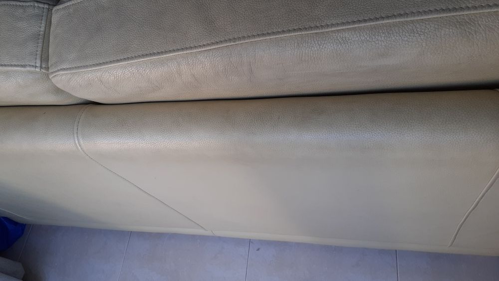 Sofá de pele genuína muito resistentes