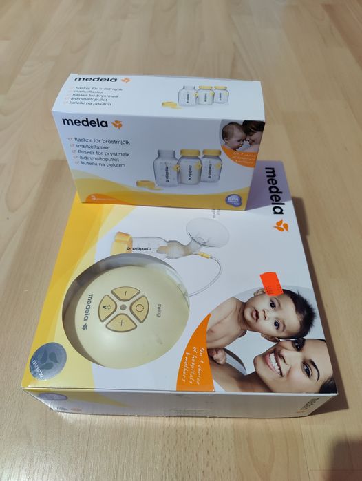 Używany, jak nowy Laktator Medela Swing plus Dodatki