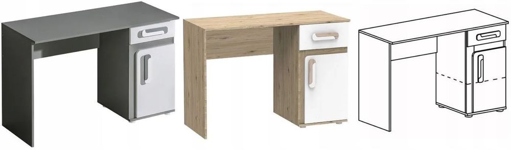 zestaw mebli jasny dąb