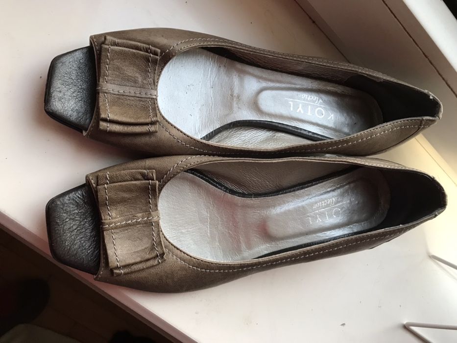 Buty damskie skórzane