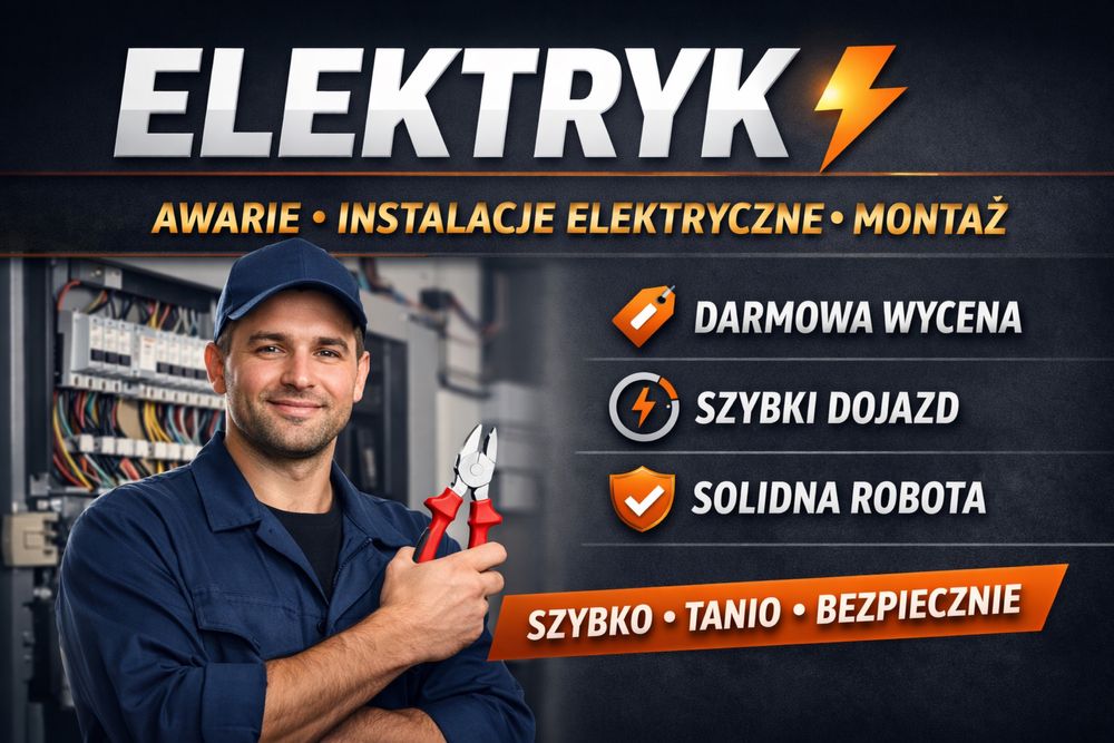 Solidny Elektryk | Uprawnienia SEP | Nowe instalacje i poprawki