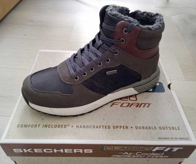 Зимові черевики Skechers водостійкі, р.42,44