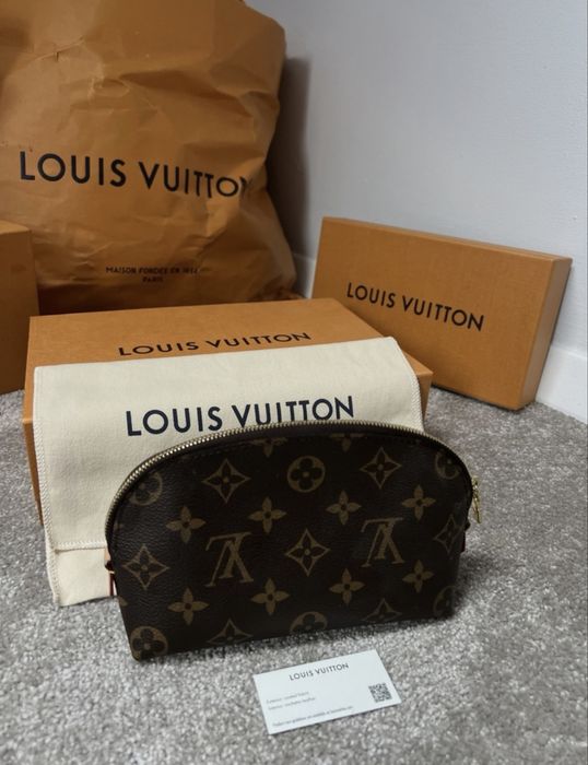 Косметичка monogram LV Louis Vuitton Шкіра