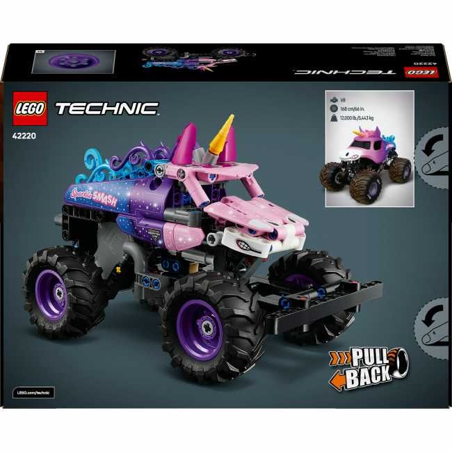 LEGO 42220 Technic Monster Jam Sparkle Smash із функцією «Pull-Back»