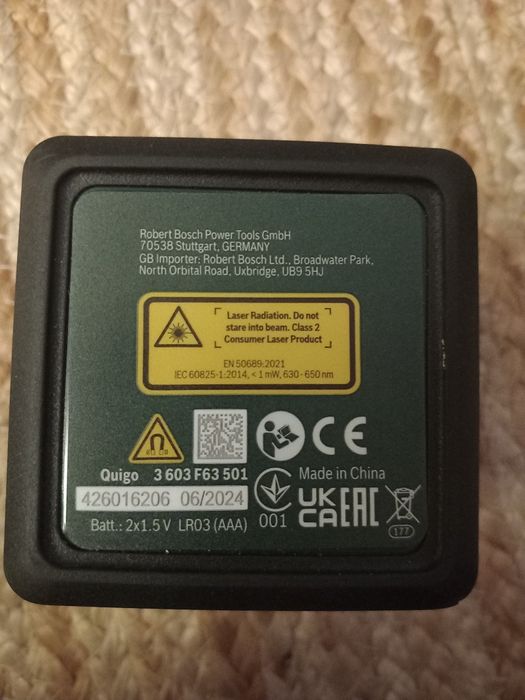 Laser krzyżowy Bosch Quigo 7 m