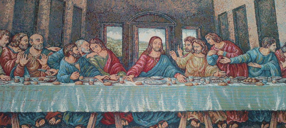 Quadro a última refeição de cristo