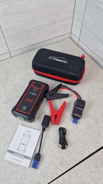 Jump starter 23800mah 12v power bank 10w wireless