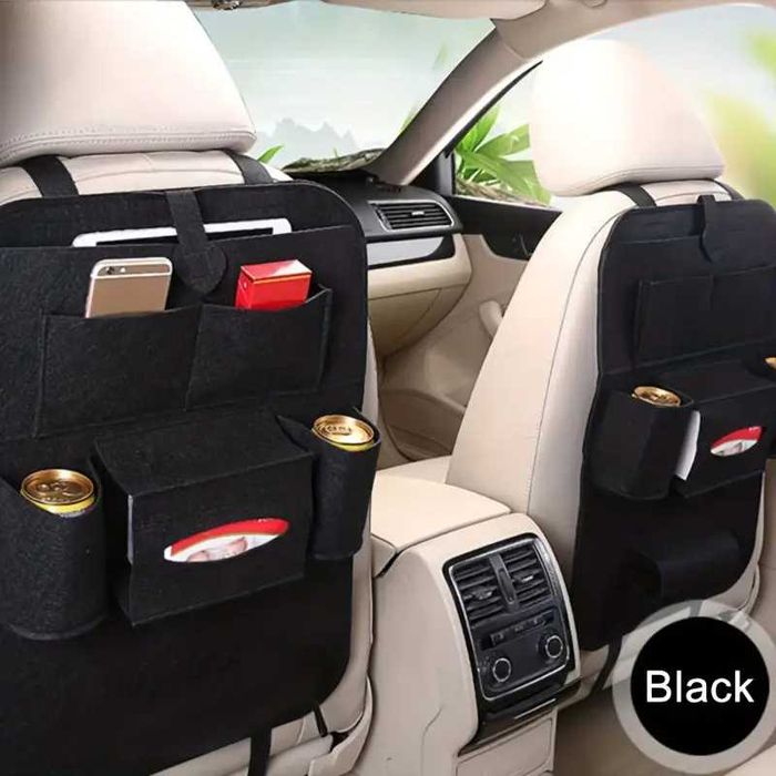 Organizador Capa Assento Carro 7 Bolsos Arrumação Bebida Telemóvel NOV