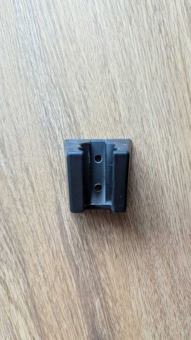 Suporte de chuveiro preto