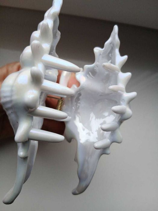 Заколка крабик ракушка новая