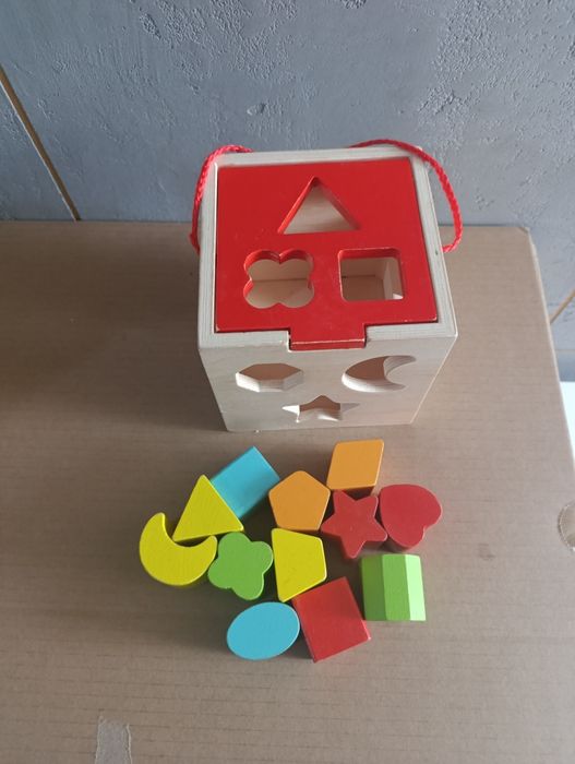 Sorter drewniany kostka