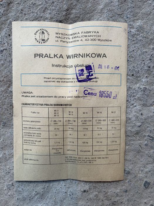 Pralka  światowit