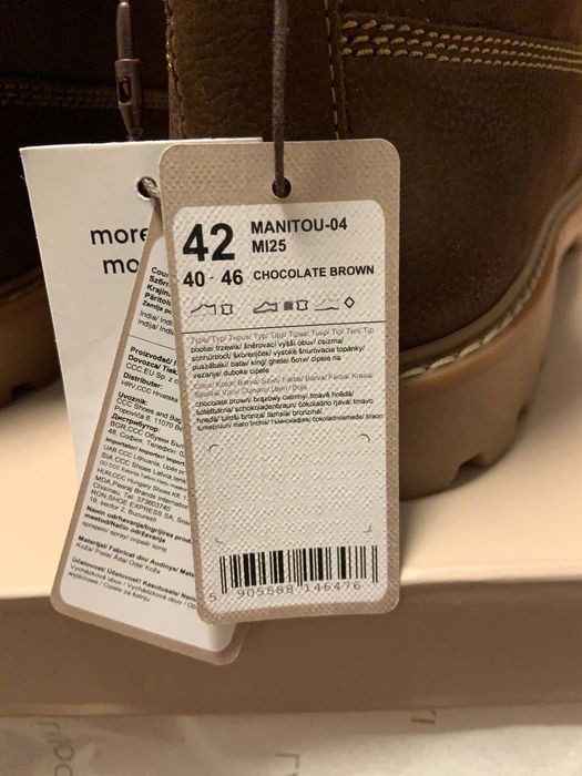 Польське фабричне чоловіче взуття, розмір 42, нове, фірма Lasocki