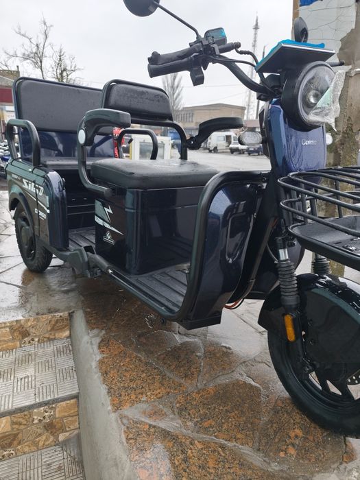 Графенова акб!Доставка!Електроскутер  трицикл  Corso SIG-7