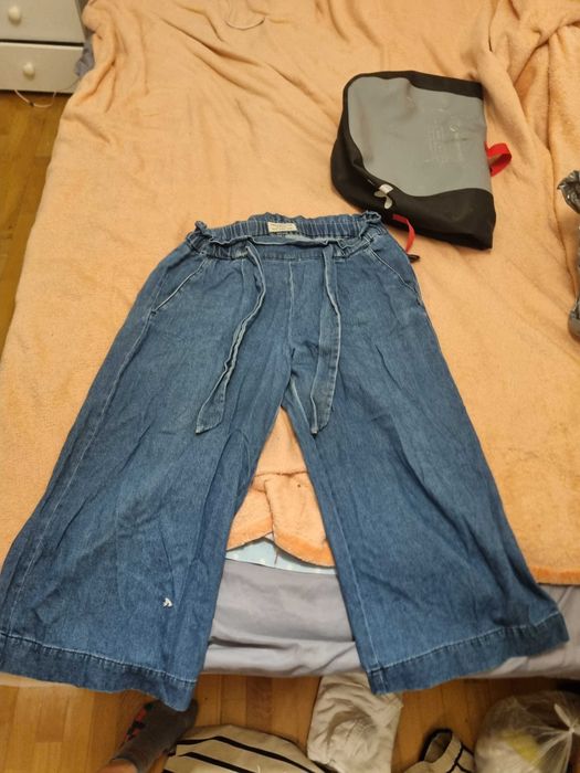 Spodnie 3/4 jeansowe