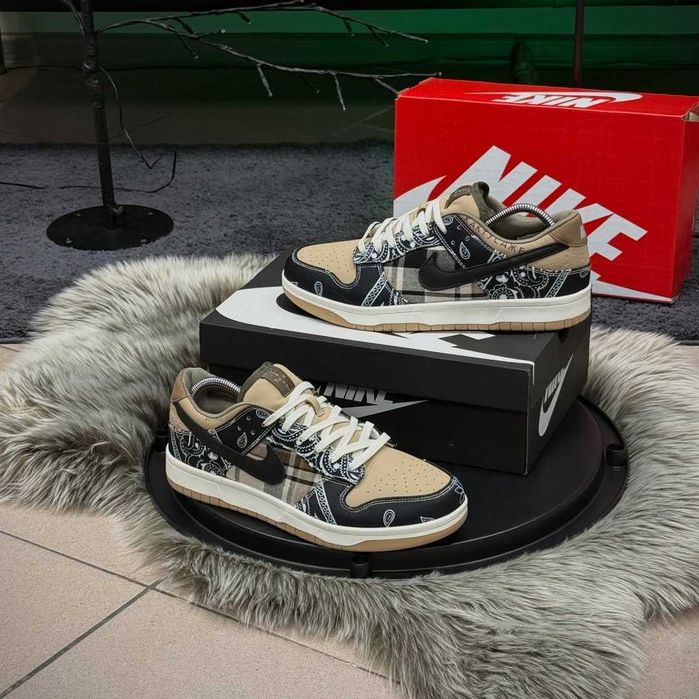 Кросівки nike air jordan 1 low x travis scott