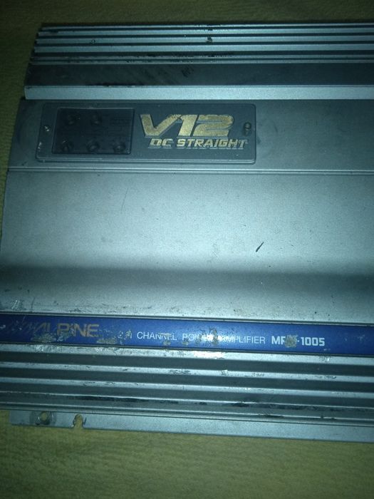 Wzmacniacz samochodowy Alpine MRV-1005 V12 made in Japan