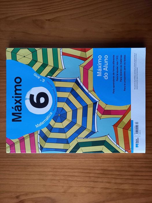 (NOVO, PORTES GRÁTIS) Máximo 6: Caderno de Fichas + Máximo do Aluno