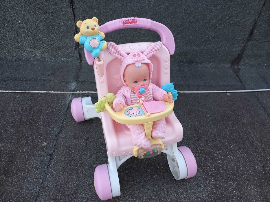 Carrinho com Boneco para Menina Brincar.