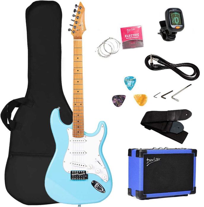 Електрогітара Deviser L-G1 ST BK (повний комплект)