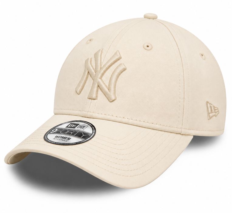 Czapka z daszkiem NY New Era 9FORTY New York MLB Yankees Beż Kremowa