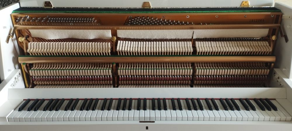 Piano vertical branco Ritmuller Oferta Transporte e afinação