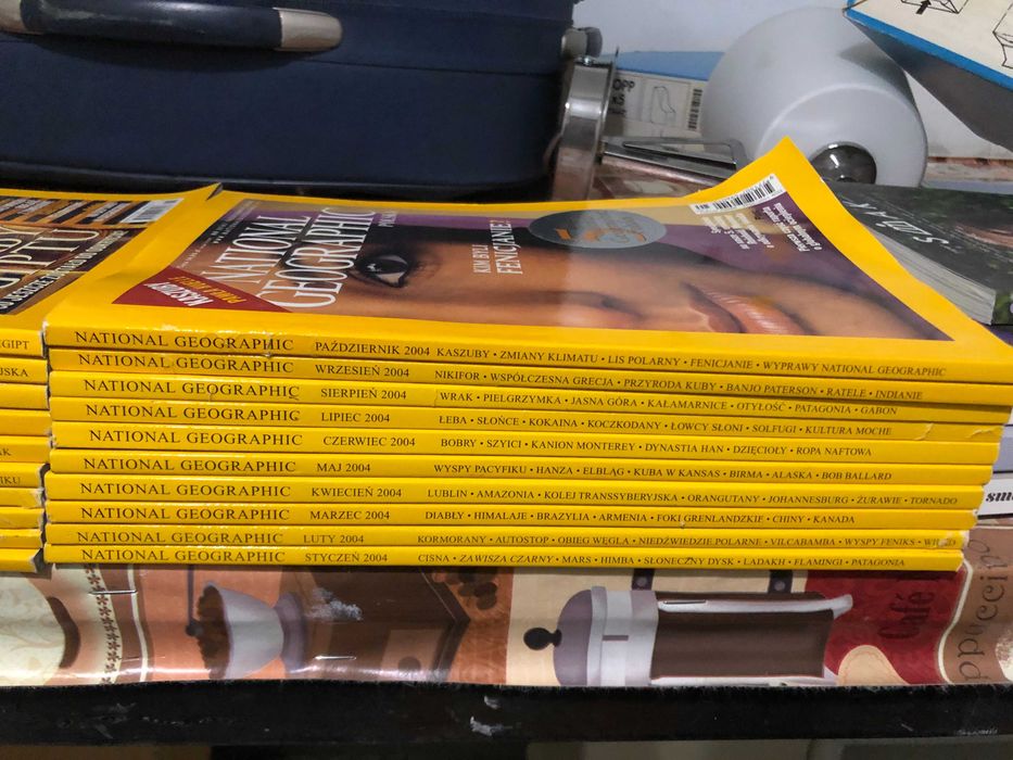 Kolekcja magazynu "National Geographic", 6 roczników, 1999 - 2004