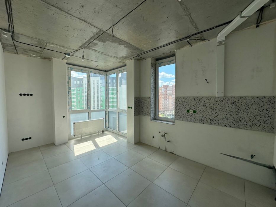 Крута двокімнатна квартира з частковим ремонтом. Ірпінь.