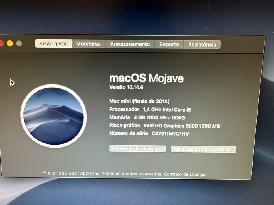 Apple MacMini (Finais 2014) + Teclado e Rato Apple