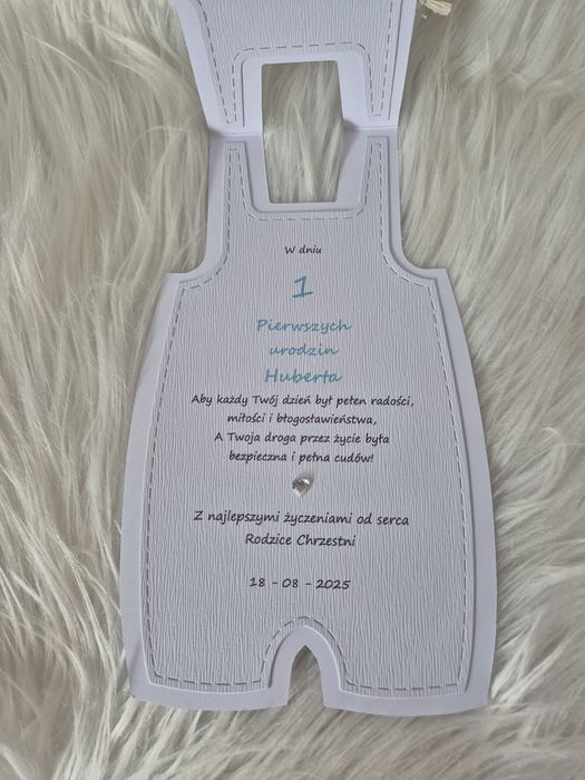 Kartka na Roczek, pierwsze urodziny