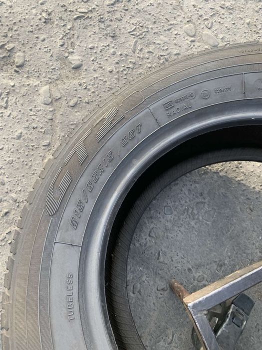 Шини 215/65 R15 пара Goodyear 2021p літо 6мм