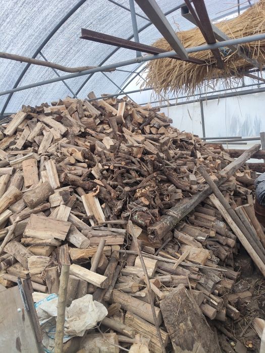 Lenha seca de mistura