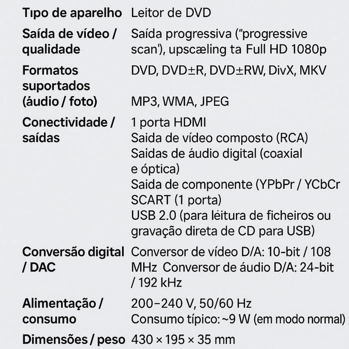LG DVD Player DVX 492H64553238953345124